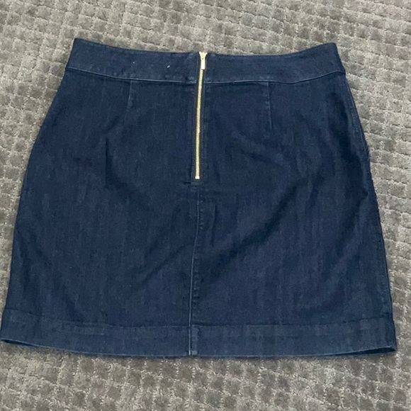 LOFT Denim Mini Skirt - Picture 2 of 5